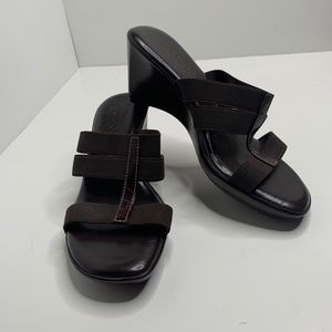 Damiani's | Dark Brown Wedge Sandal
